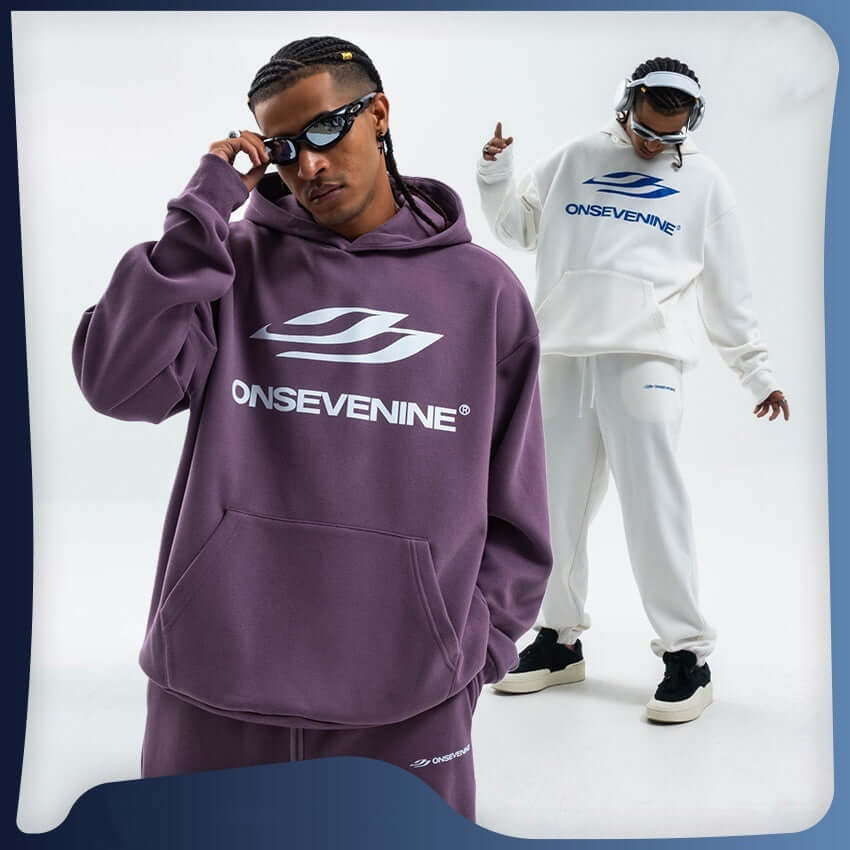 Composite Fleece-lined Printed Hoodie Casual Top eprolo