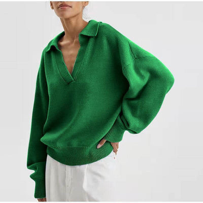 Women's Sweater With Pullover Knitted Top eprolo