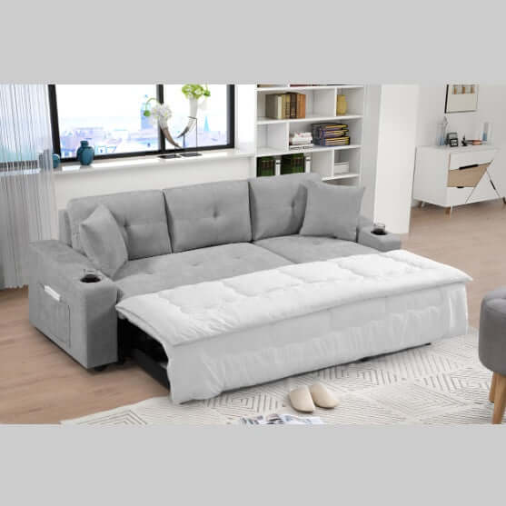 Convertible Sectional Sofa With Armrest Storage eprolo