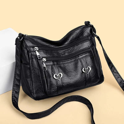 PU Leather Multi-Pockets Crossbody Bag eprolo