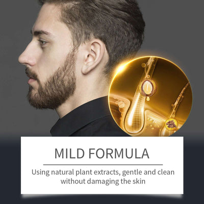 Facial Hair Cleansing Mousse Moisturizes And Moisturizes Men's Facial Hair Care Beard eprolo
