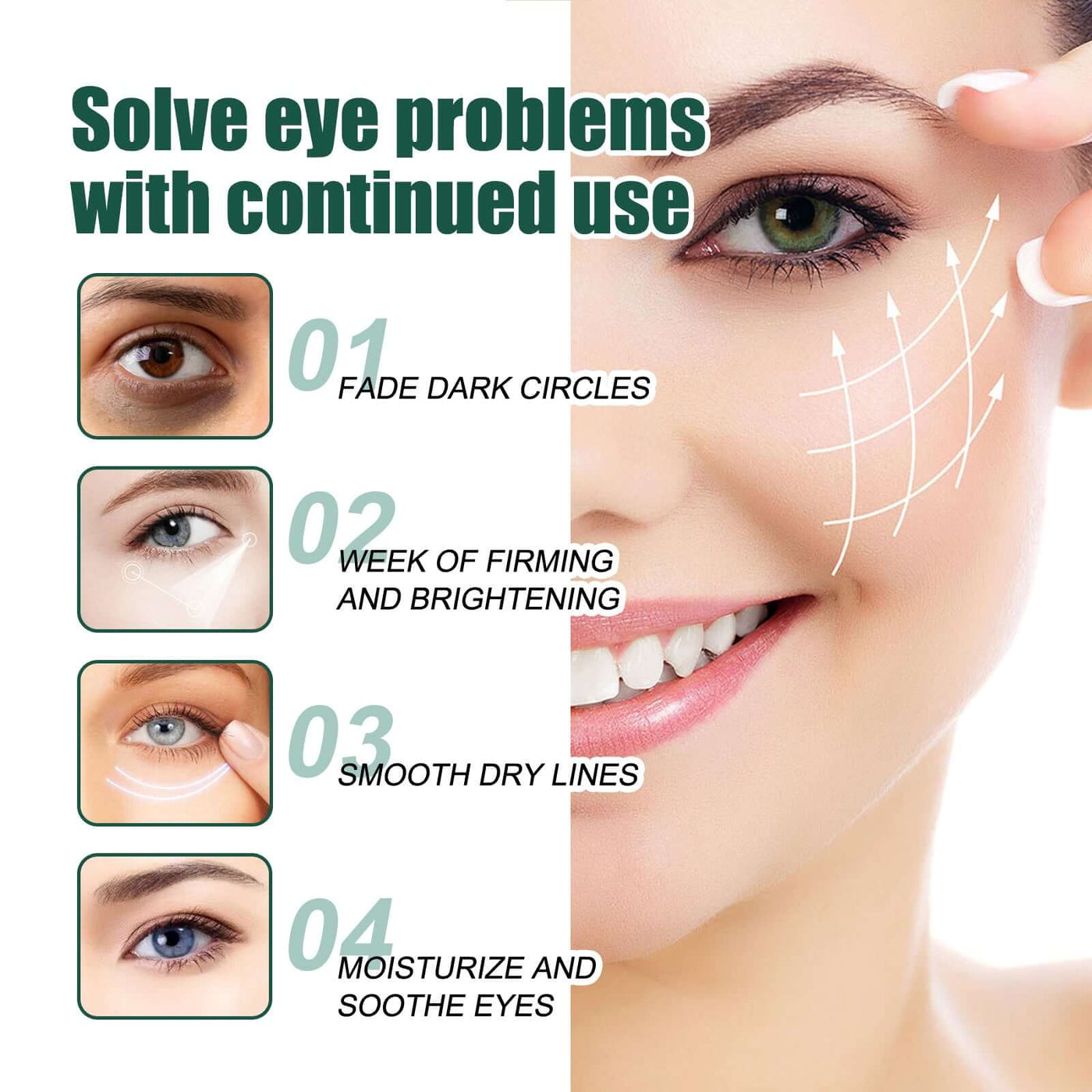 Cordyceps Eye Cream, Anti-wrinkle Hydrating Brightening Care Eye Cream eprolo