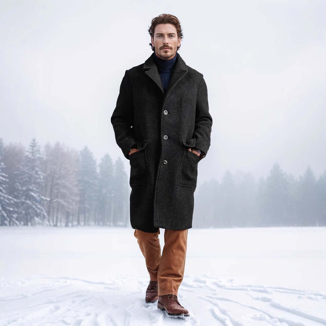 British Style Solid Color Woolen Coat Autumn And Winter eprolo
