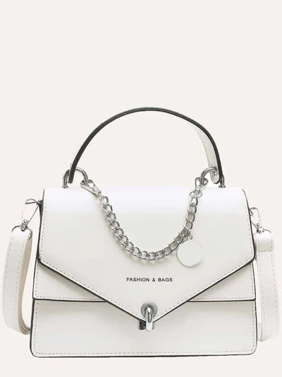 Chain PU Leather Detachable Shoulder Strap Handbag eprolo