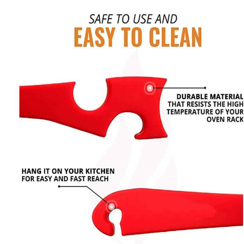Oven baking tray tool kitchen multifunctional push-pull rod non scalding hand push-pull device eprolo