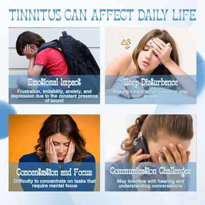 Tinnitus Relief Spray, Relieves Ear Discomfort Earplugs Earwax Cleaning Ear Care Spray eprolo