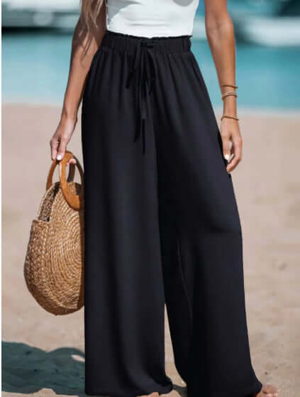 Women's Drawstring Loose Casual Wide-leg Trousers eprolo