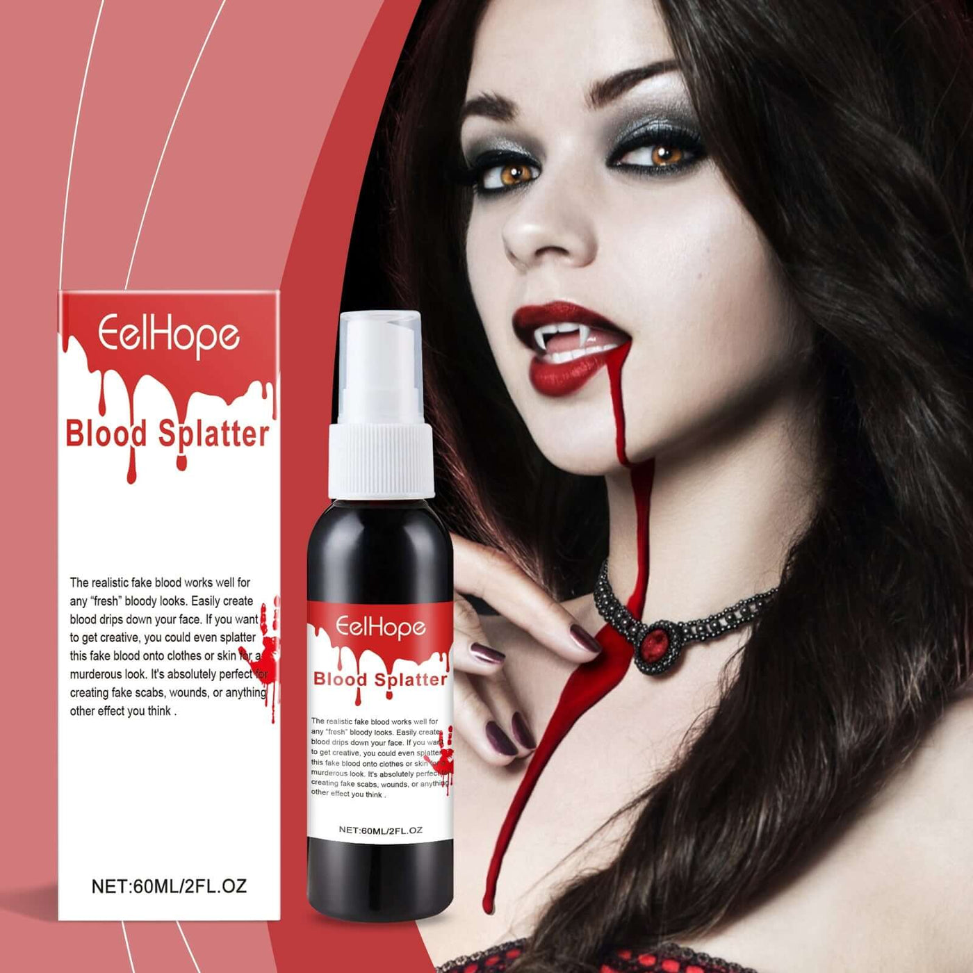 Plasma Spray Halloween Vampire Holiday Party Atmosphere Entertainment Spoofing Costume Party Props eprolo