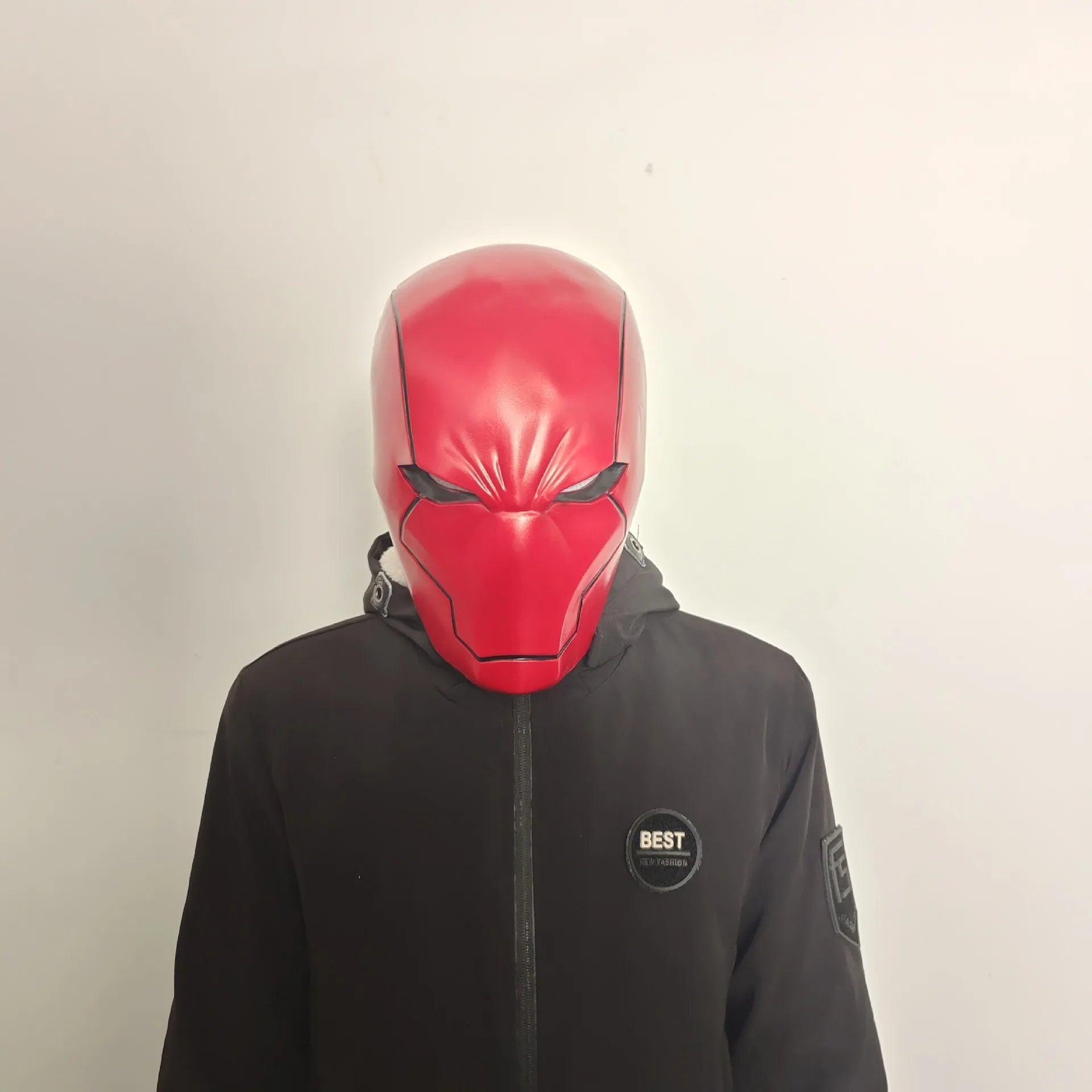 Movie Cosplay Red Hood Mask Arkham Knight The Dark Knight Masks Helmet Man Full Head Cosplay Prop Halloween Fancy Party Headwear eprolo