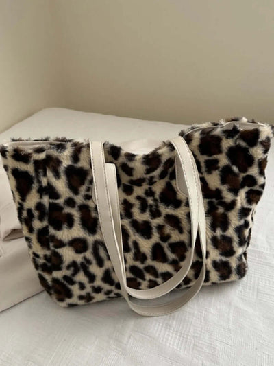 Leopard Fluff Tote Bag eprolo