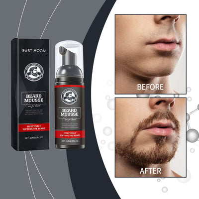 Facial Hair Cleansing Mousse Moisturizes And Moisturizes Men's Facial Hair Care Beard eprolo