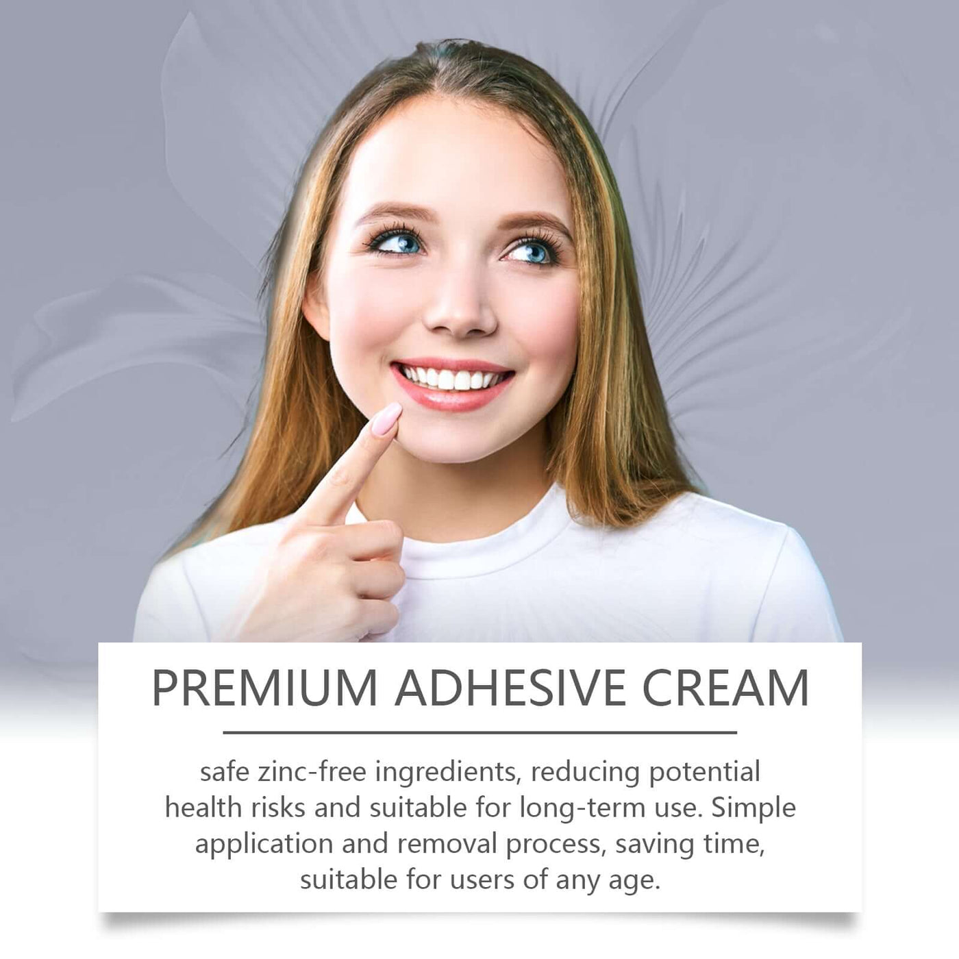 Denture Denture Fixing Adhesive, Improve Comfort Care Denture Loose Adhesive Fixation Cream eprolo