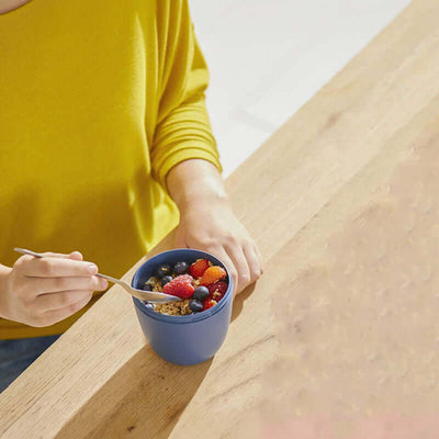 Portable Yogurt Cereal Cups with Lids. Ideal for Overnight Oats, DIY Salads & Parfaits. Great for Breakfast or Lunch eprolo