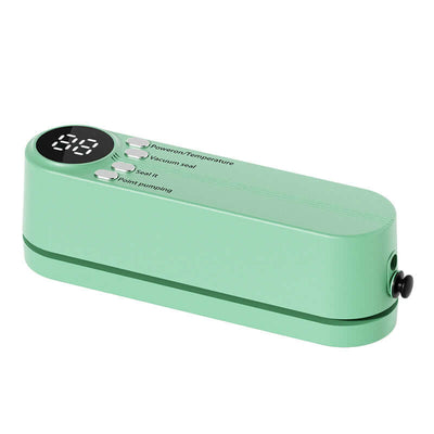 Beige cordless 3 - in - 1 food sealer. For dry/moist food, 4 bags. Seals chip bags, inflates items. eprolo