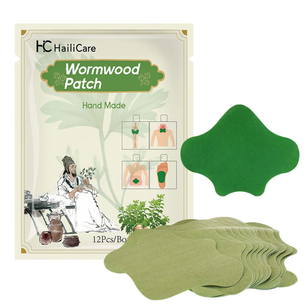 12pieces/Bag Foot Neck Knee Waist Massage Stickers Wormwood Natural Plant Self-heating Relief Joint Ache Pain Cinnamon Ginger eprolo