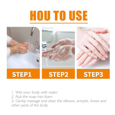 Radiant Glow Vitamin C Soap, Brightening Moisturizing Bath Cleansing Soap eprolo