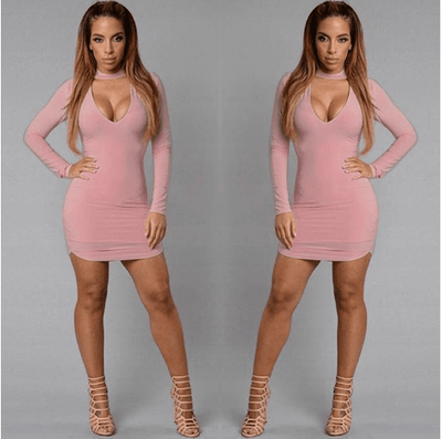 EBay fast selling, European, American, bursting, V collar, cocktail dresses and dress sexy dresses Dropshipman