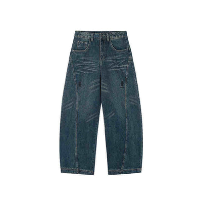 Retro Jeans Loose Straight Drooping Wide Leg Pants eprolo