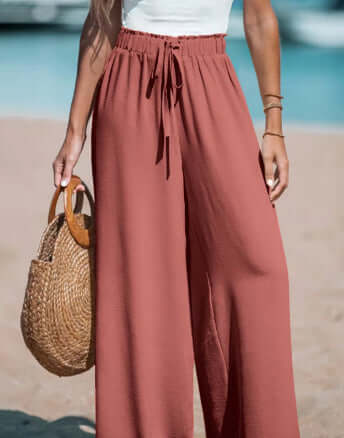 Women's Drawstring Loose Casual Wide-leg Trousers eprolo