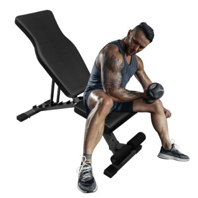 Weight Bench For Full Body Workout, Adjustable Strength Training Sit-up Chair, Multi-Purpose Foldable Incline Decline Bench eprolo