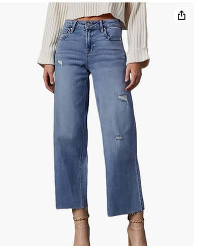 Women's High Waisted Loose Jeans eprolo