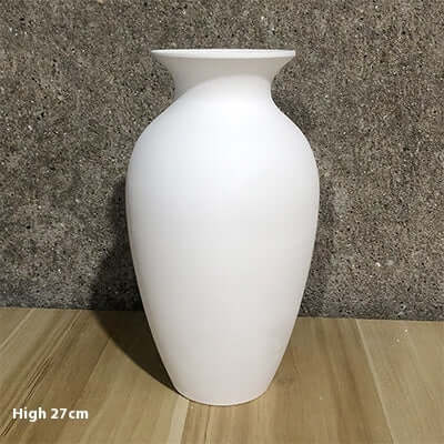High White Billet Vase Painted DIY eprolo