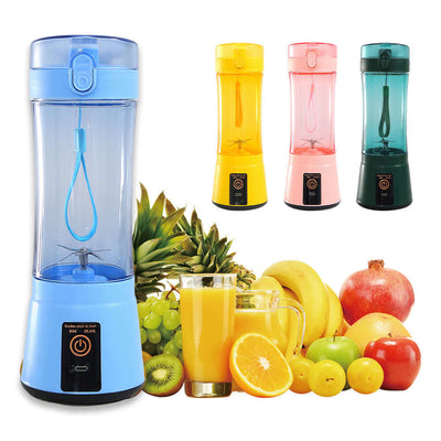 Portable Electric Fruit Juicer Wireless USB Rechargeable Mini Mixer Multifunction Summer Smoothie Blender Machine Kitchen Supplies eprolo