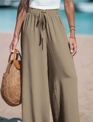 Women's Drawstring Loose Casual Wide-leg Trousers eprolo