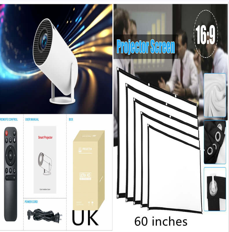 HY300 Pro Projector Home Theater Entertainment Portable Small Projector eprolo