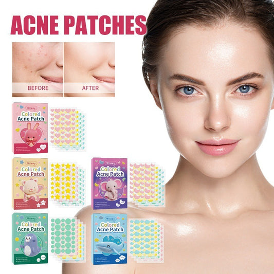 Wiieey Acne Patch Series Downplaying Acne Pockmarks Spots Cleansing Closed Mouth Multi-style Graphic Acne Patch eprolo