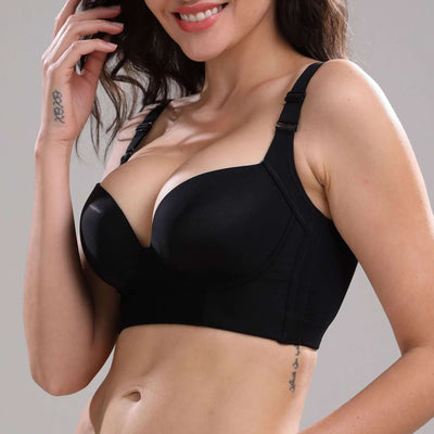 Button Full Cup Plus Size Bra Without Wire eprolo
