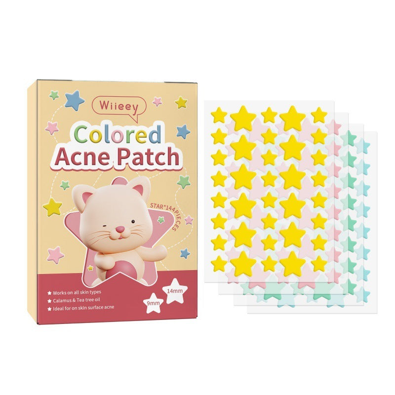 Wiieey Acne Patch Series Downplaying Acne Pockmarks Spots Cleansing Closed Mouth Multi-style Graphic Acne Patch eprolo