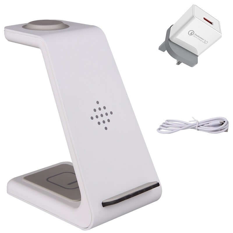 3 In 1 Fast Charging Station Wireless Charger Stand Wireless Quick Charge Dock For Phone Holder eprolo