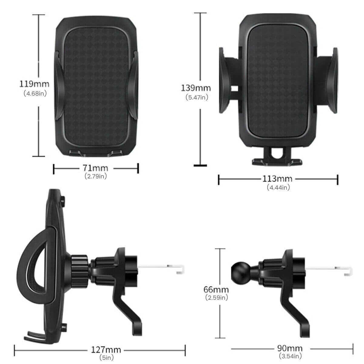 Universal Mobile Car Phone Holder Air Vent Mount Cradle Stand UK eprolo