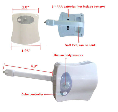 Toilet Induction LED Night Light eprolo