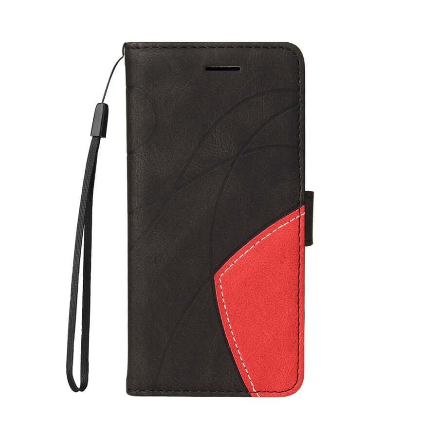 Applicable Leather Case Two-color Patchwork Mobile Phone Protective Case eprolo
