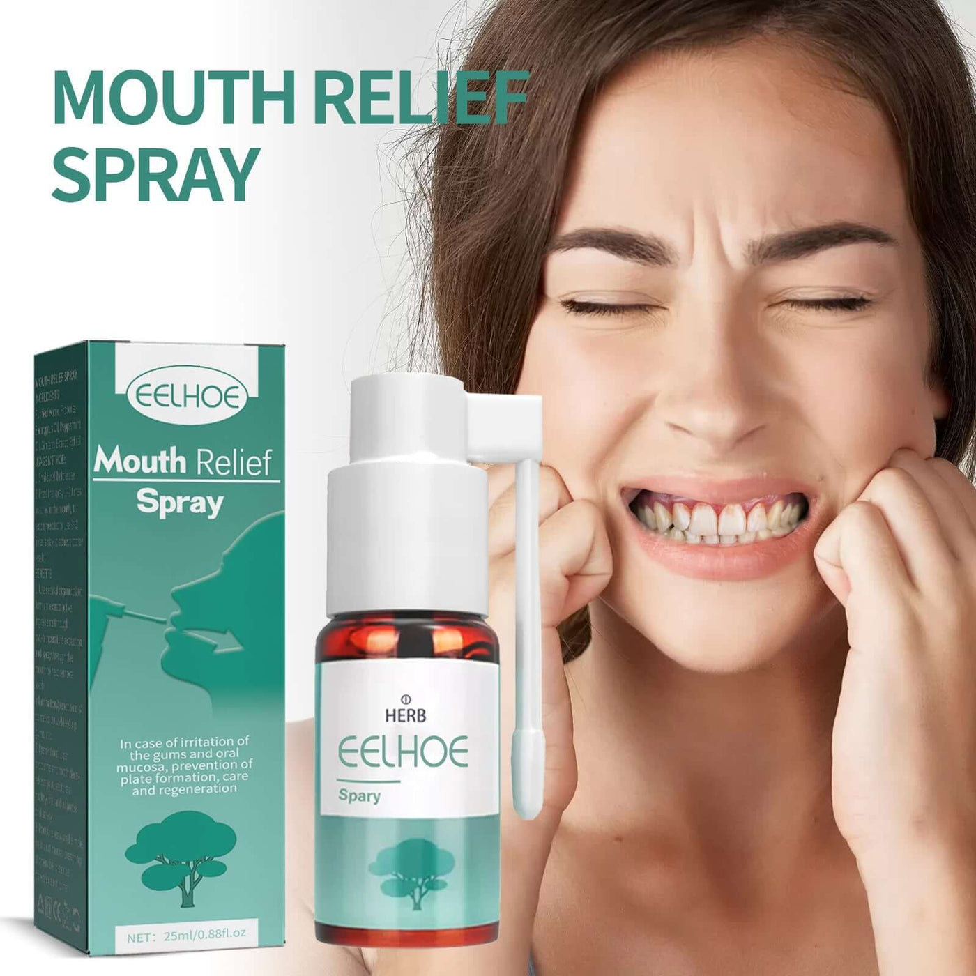 Oral Relief Spray To Relieve Aphthous Sores Bubbling Periodontal Pain Oral Care Spray eprolo