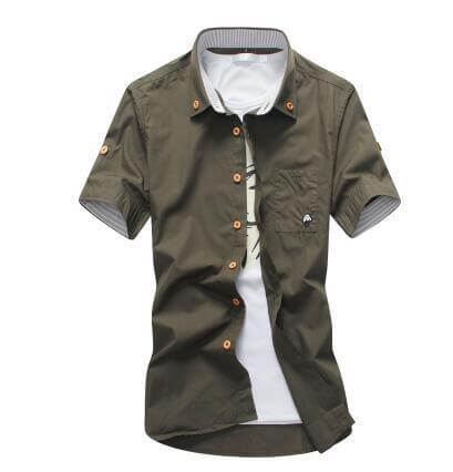 Embroidery Mens Shirts Astrazona