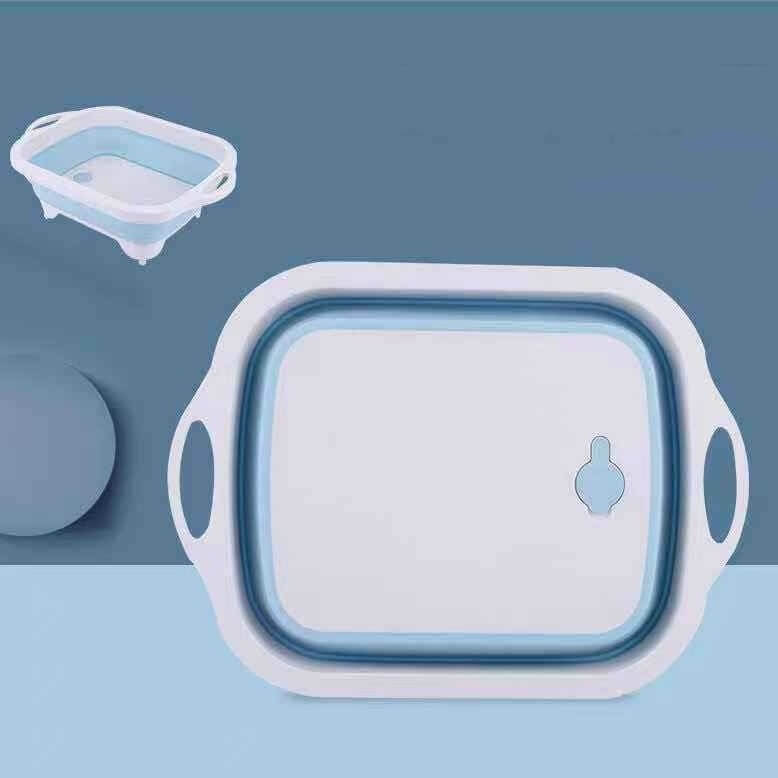 Multifunctional Folding Cutting Board Drain Basket New Cutting Board Vegetable Washing eprolo