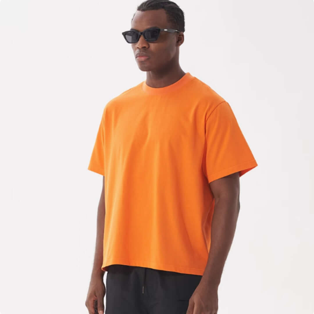 Tall And Versatile Pure Cotton T-shirt American Style eprolo