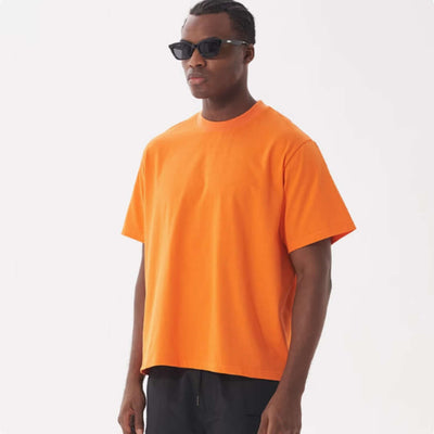 Tall And Versatile Pure Cotton T-shirt American Style eprolo