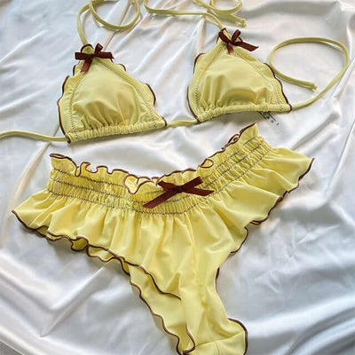Women Floral Swimsuit  Summer Bikini Set eprolo