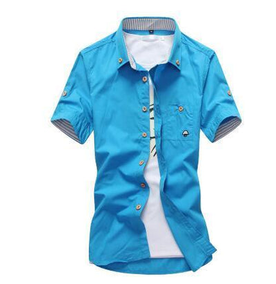 Embroidery Mens Shirts Astrazona