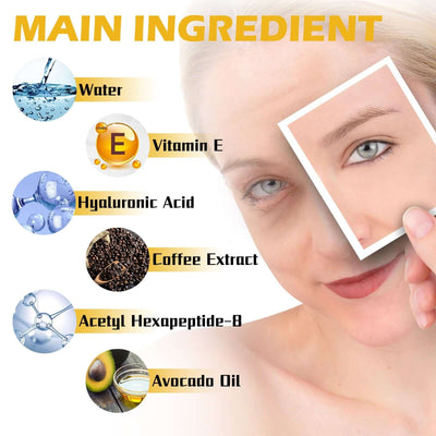 Vitamin E Eye Cream, Lightened Dark Circles Crow's Feet, Firmed And Moisturized Eye Cream eprolo