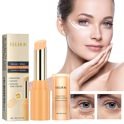 Revive + Glow Vitamin C Eye Balm, Dark Circles Repair Moisturizing Firming Eye Cream Stick eprolo