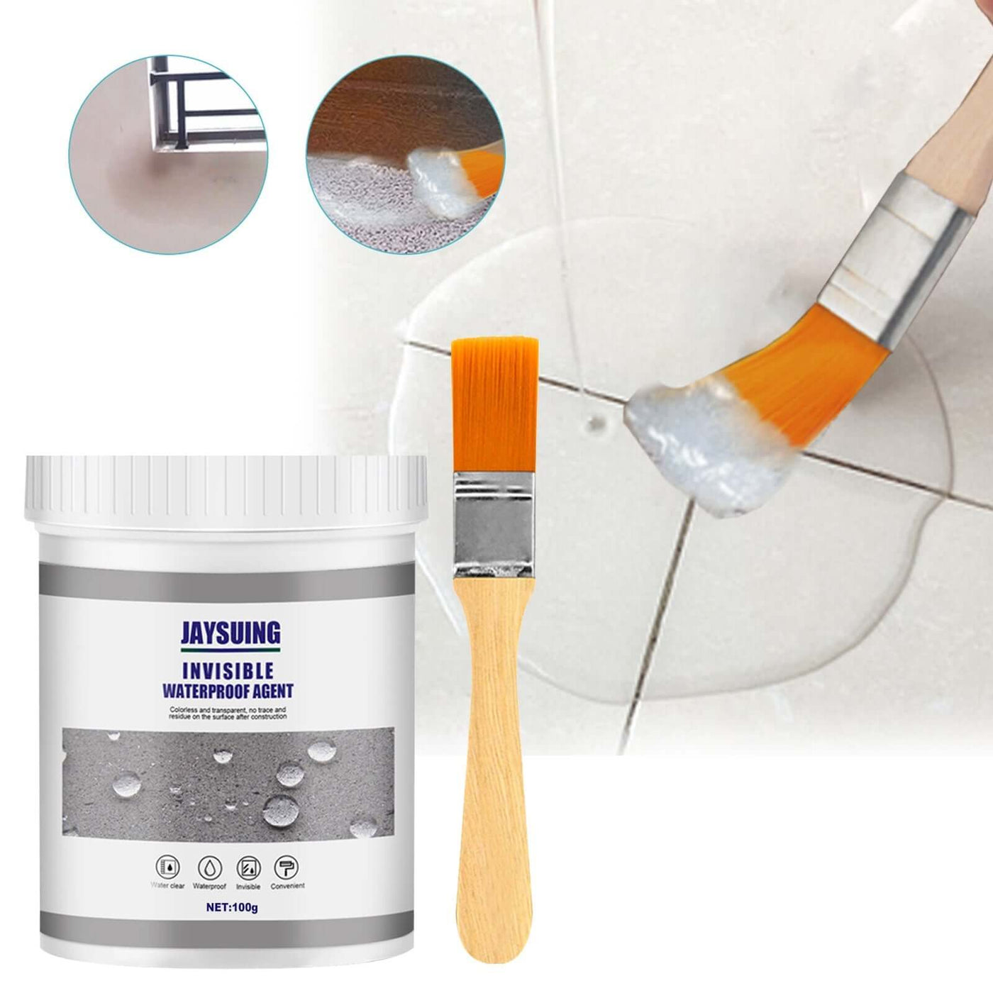 Waterproof Sealant Bathroom Kitchen Exterior Wall Water Leakage Repair Free Brick Leak Repair Home Improvement Paint Agent eprolo