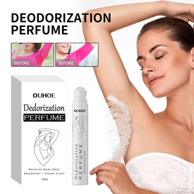 Deodorant Roll-On Perfume, Relives Underarm Body Odor Refreshing Anti-Perspirant Natural Fragrance Portable Perfume eprolo