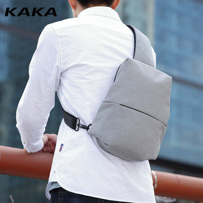 Kaka Chest Bag Men's And Women's Casual Sports One-Shoulder Messenger Bag Multi-Functional Outdoor Running Sports Waterproof Waist Bag eprolo
