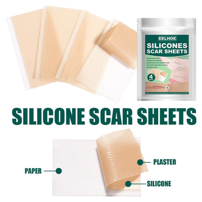 Silicone Gel Repair Patch, Fade Marks Transparent Care Skin Repair Patch eprolo