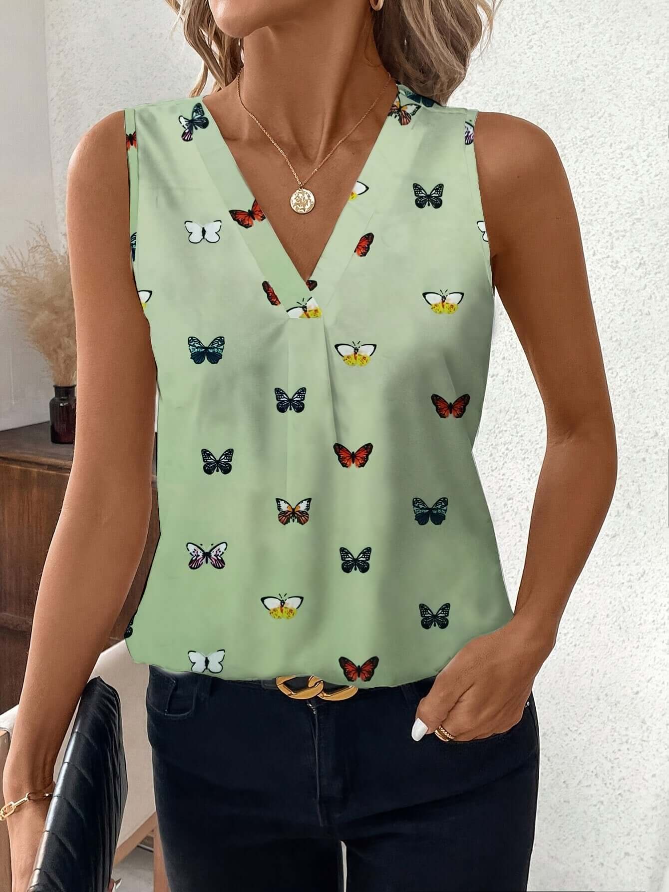 Women's Versatile Minimalist Printed Vest eprolo